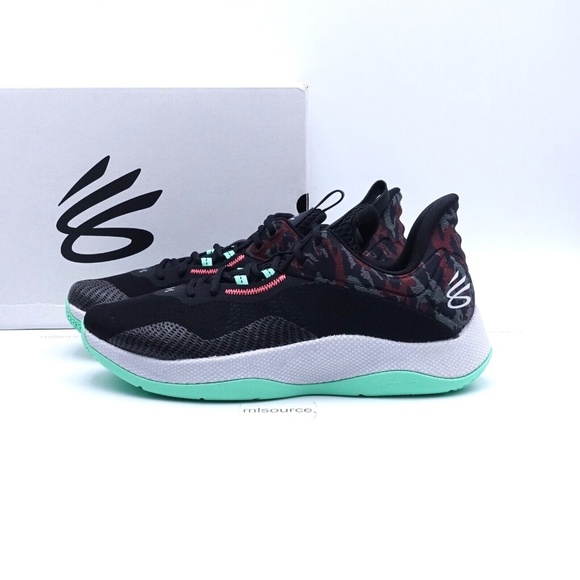 NEW Under Armour Curry HOVR Splash 2 Basketball Shoe 3025636-002 Black - Picture 1 of 12